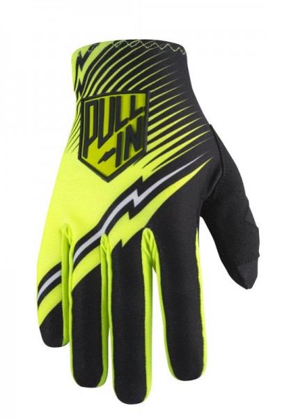 JUNIORCHALLENGER Handschuhe Schwarz Neongelb