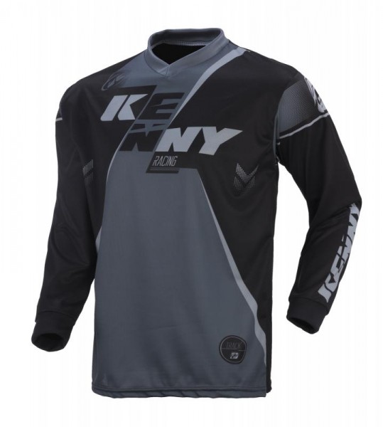 TRACK Shirt Erwachsene Schwarz Grau