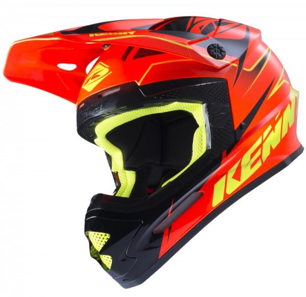 TRACK Helm Erwachsene Neonorange